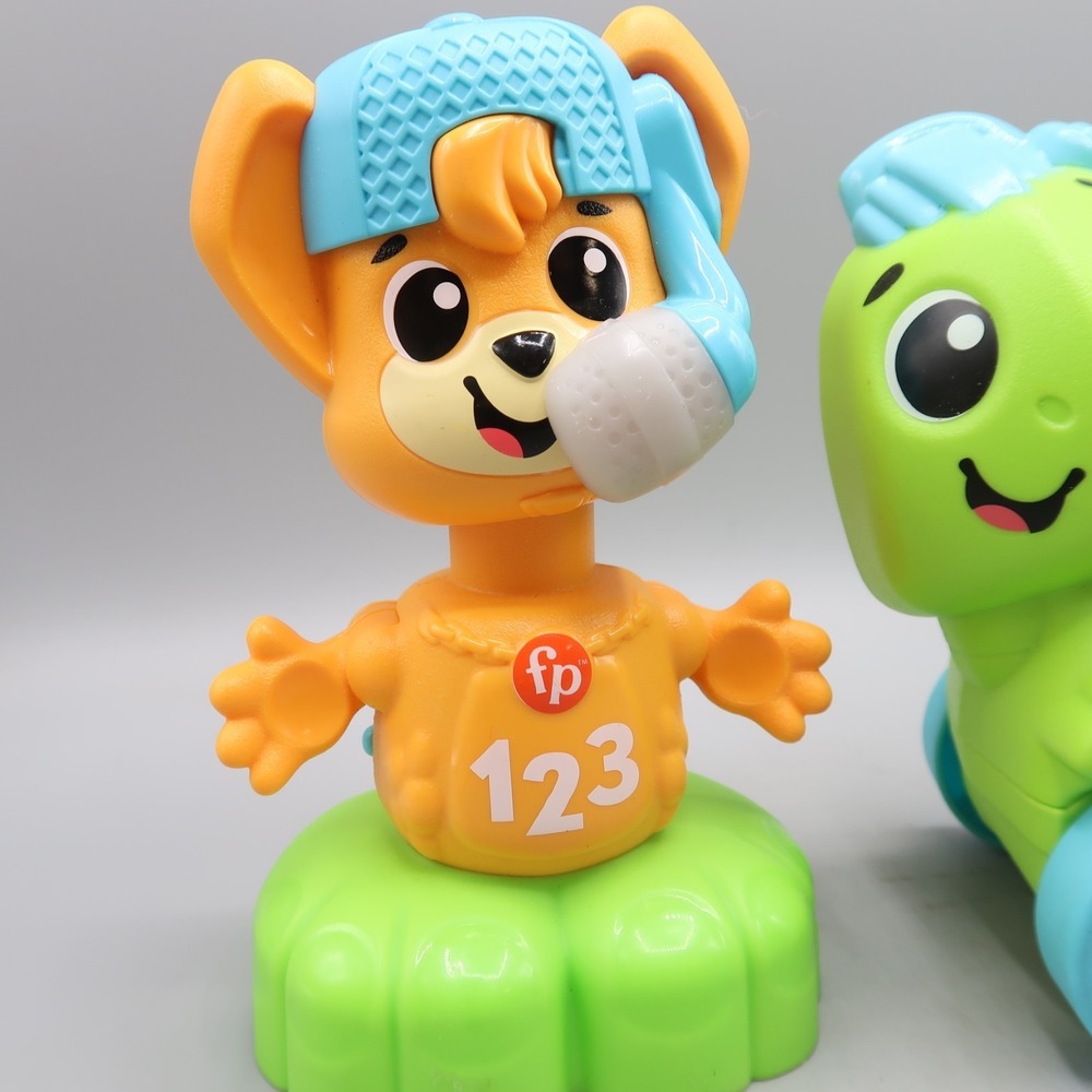 Fisher-Price Link Squad Chameleon & Fox Learning Toys Music & Lights lot VIDEO